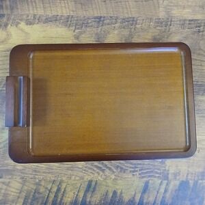 Nnewvante Bamboo Clip-On Side Table for Couch/Chair/Sofa Arm With Phone Slot